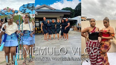 Umemulo Ka Wandile Asanda Vlog Youtube