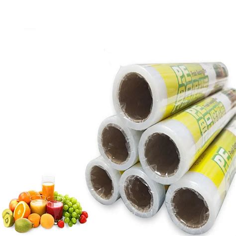 Wholesale Food Grade PVC Cling Film PVC Stretch Film For Food Wrap