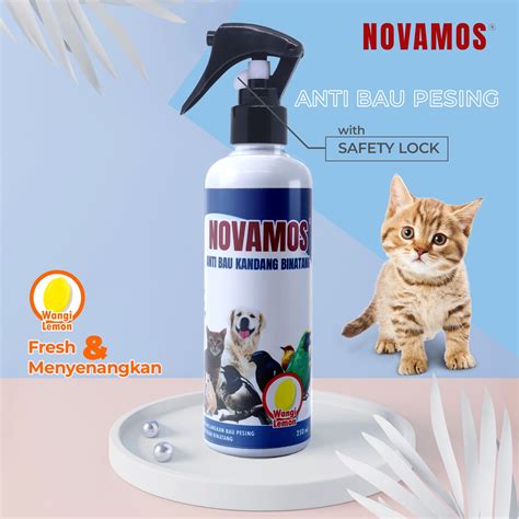 Novamos Penghilang Bau Kotoran Kucing Anjing Dan Hewan Lain