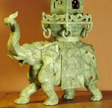 Proantic Jade Elephant 19th Century China