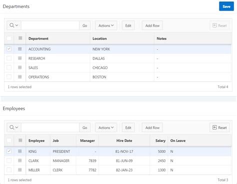 Managing Master Detail Forms