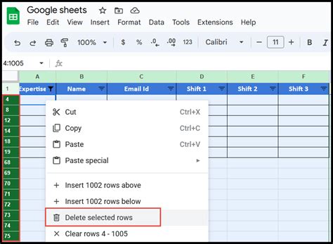 How To Remove Blank Rows In Google Sheets