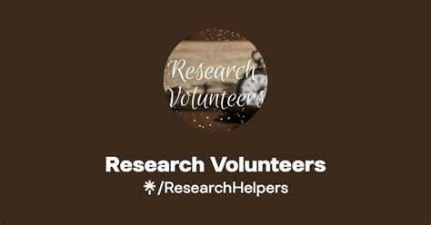 Research Volunteers Linktree