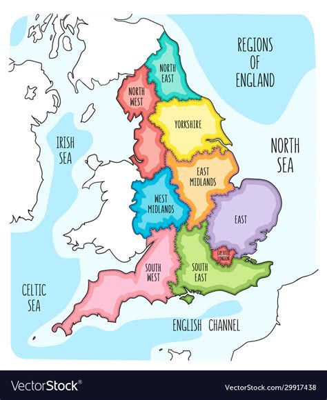 Regions Of England Map And Tourist Attractions Mappr, 52% OFF