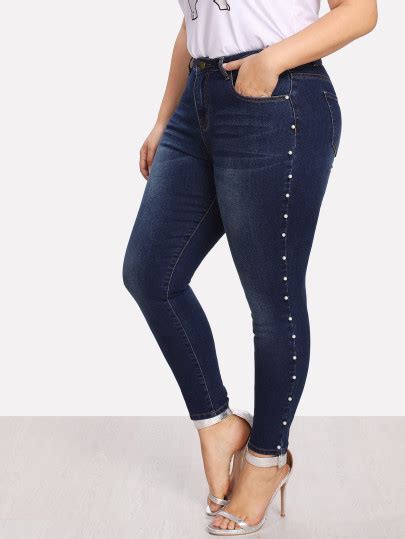 Plus Size Jeans Shop Plus Size Jeans Online Shein Uk