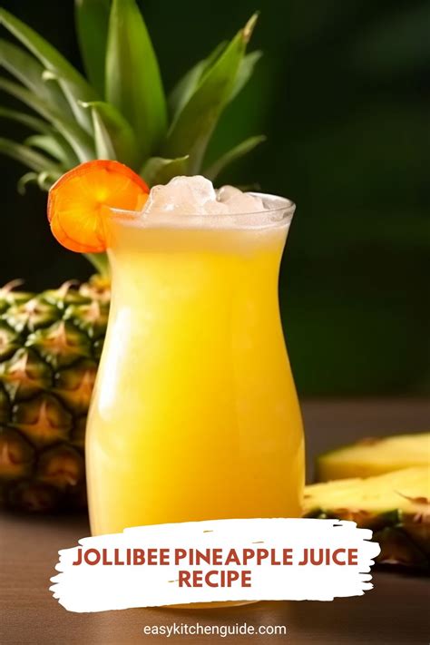 Jollibee Pineapple Juice Recipe Video Easy Kitchen Guide