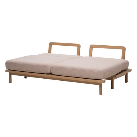 Lundia Hetki Sofa Bed Oak Base Nude Muru Finnish Design Shop