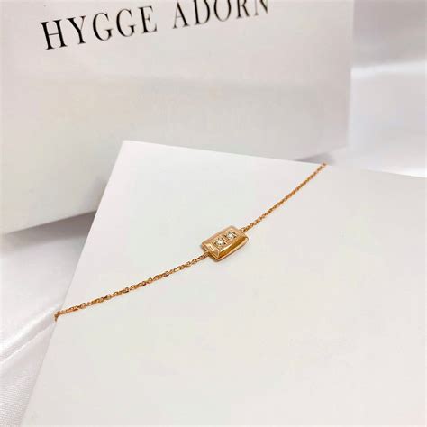 14k 回憶中的你手鍊 設計館 Hygge Adorn 手鍊手環 Pinkoi