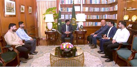 Governor Sindh Kamran Khan Tessori Meets Delegation Of French Ngo Triangle Generation