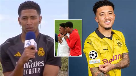 Jude Bellingham Reveals Text Message Hes Received From Jadon Sancho