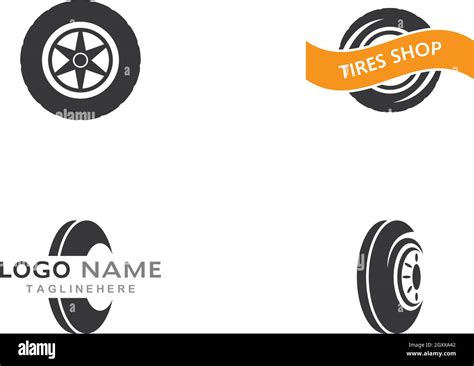 Tires Logo Vector Template Stock Vector Image Art Alamy