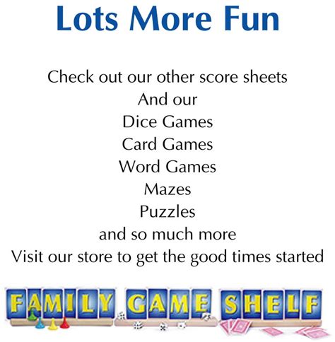 printable board game journal scoresheet book  memory keepsake