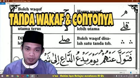 Tanda Waqaf Dan Contohnya Youtube