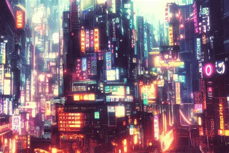 Neo Tokyo Cyberpunk Graphic · Creative Fabrica