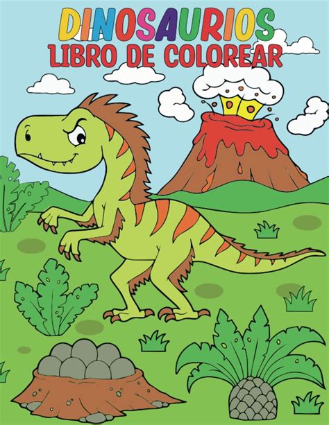 Buy Dinosaurios Libro De Colorear 50 Bonitas Ilustraciones De