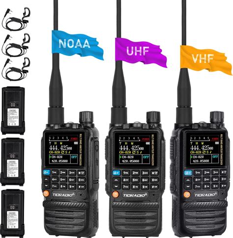 Amazon Tidradio TD H3 GMRS RadioAir Band And NOAA Weather