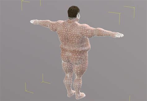 Naked Man Rigged 3d Game Character 3D Model 8 Obj C4d Blend Fbx