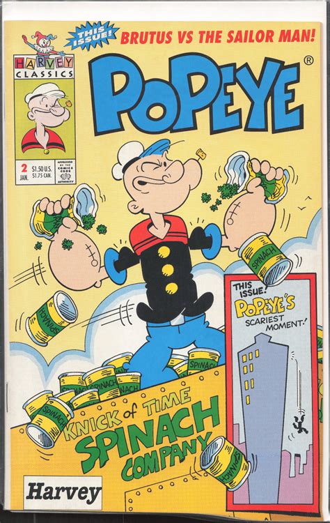 Popeye #2 (1994) Popeye | Comic Books - Modern Age, Harvey, Popeye