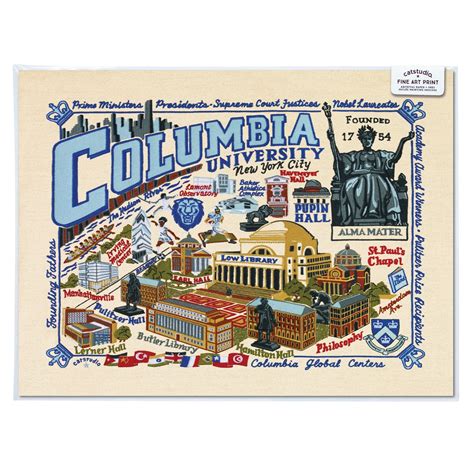 Columbia University Fine Art Print | Collegiate Collection by catstudio – catstudio