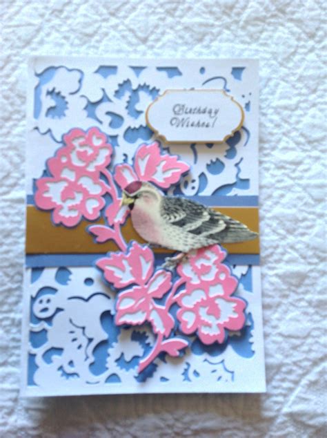 Card By D Marshall Using Anna Griffin Garden And Embellishments