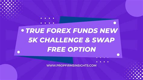 True Forex Funds New 5K Challenge Swap Free Option PFI