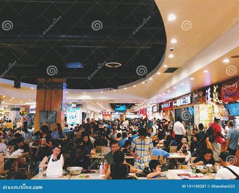 Flushing Chinatown Mall Food Court Editorial Photography Image Of