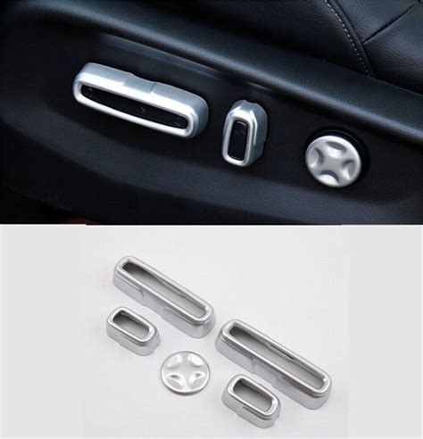 5pcs Abs Silver Interior Seat Adjust Button Cover Trim For 2023 Honda Cr V Crv Ebay