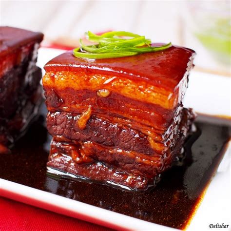 Dong Po Rou Braised Pork Belly Delishar Singapore Cooking Recipe