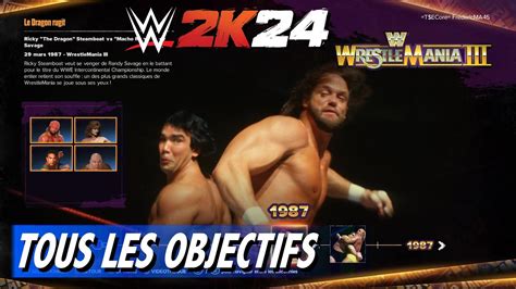 TOUS LES OBJECTIFS Ricky The Dragon Steamboat Vs MachoMan Randy