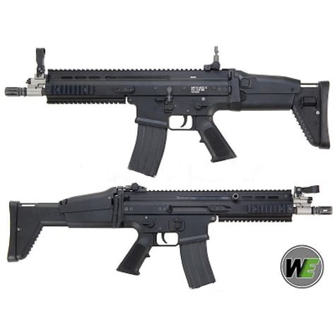 Cybergun Licensed We Fn Scar L Mk Gbbr Black We Cybergun Licensed