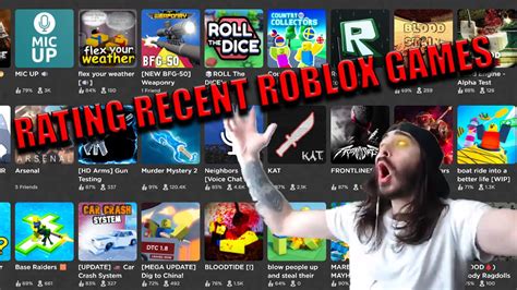 Rating My Recently Played Roblox Games Youtube