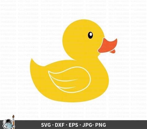 Rubber Duck SVG Rubber Duck Clip Art Duck Vector Bathtime Etsy