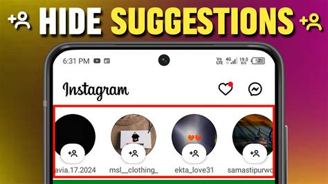 Hide Suggestions Instagram Story Remove Suggested Instagram Accounts