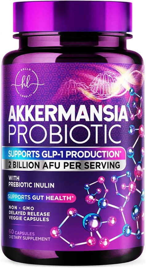 Amazon Akkermansia Probiotic Supplement With Prebiotic Inulin