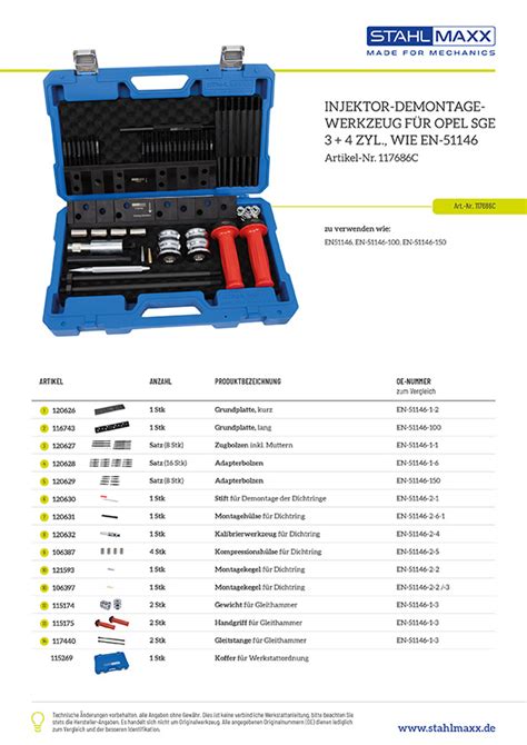 Spezialwerkzeug Zur Demontage Der Injektoren F R Sge Zylinder