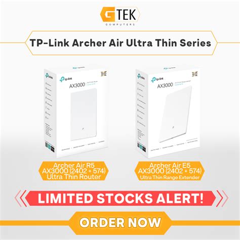 TP Link Archer Air R5 Router E5 Range Extender AX3000 Wifi 6 Ultra