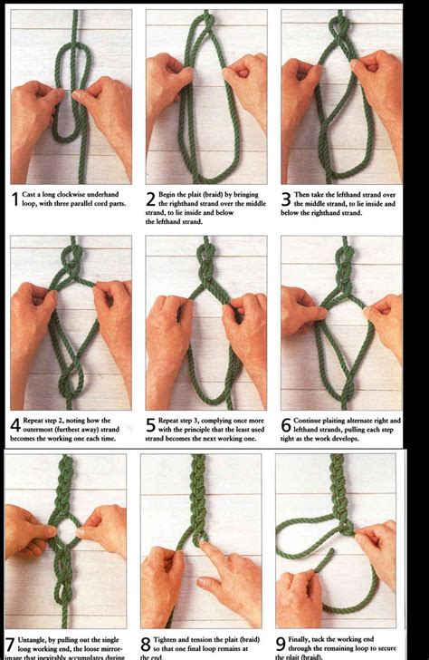 Braid With One Rope Rope Diy Spool Knitting Paracord Knots