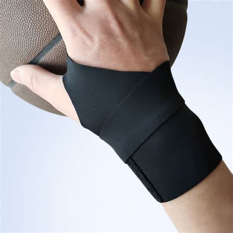 Black Wrist Support Spandex Wristbands Accessories Hand Protector Men