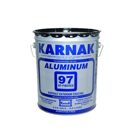 97af Fibered Aluminum Roof Coating 5 Gallon Pail