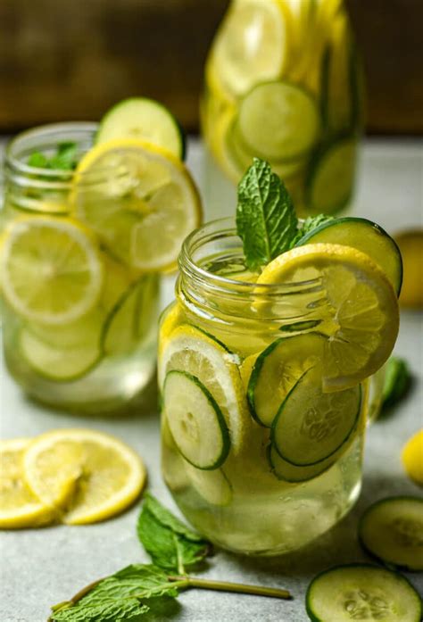 Easy Lemon Cucumber Water Recipe Shane And Simple