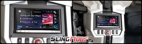 Polaris Slingshot Double Din Stereo Dash Mounting Kit