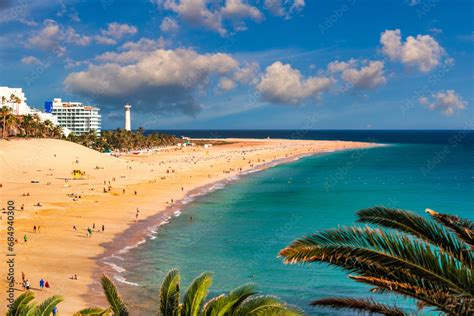 Morro Jable Fuerteventura Spain Breathtaking Beach Playa Del