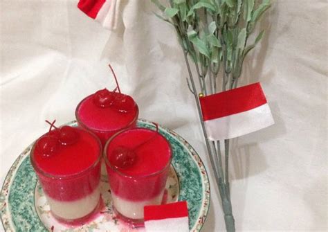 Resep Merah Putih Silky Pudding Oleh Meggie Marcelina Cookpad