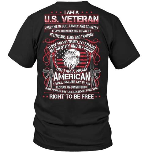 Buy I Am A Us Veteran T Shirts Online Veteran T Shirts Custom