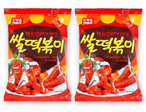 ROM AMERICA Korean Stir Fried Rice Cake Snack Sweet And Spicy India