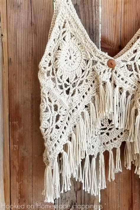 Crochet Boho Tank Top Hooked On Homemade Happiness