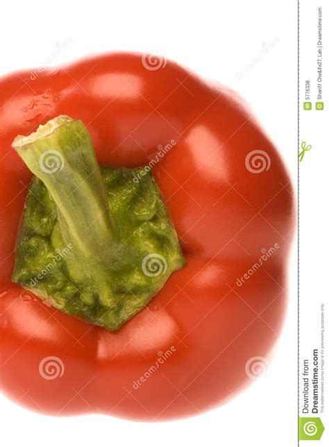 Pimenta de Bell vermelha foto de stock Imagem de orgânico 5776338