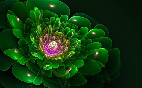 Fractal Flower wallpaper | 3d and abstract | Wallpaper Better