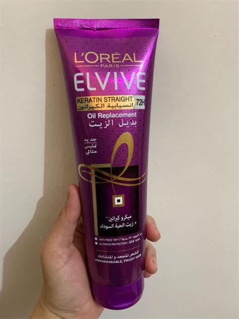 L Oreal Elvive Keratin Straight 72h Oil Replacement 300ml Lazada PH