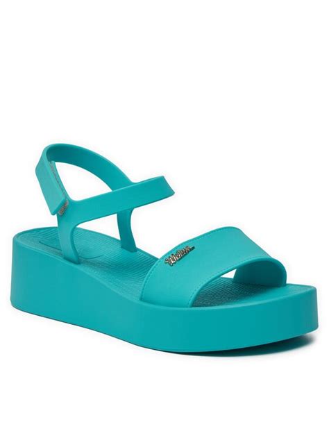 Melissa Sandali Melissa Sun Laguna Platform Ad 35755 Turchese Modivo It